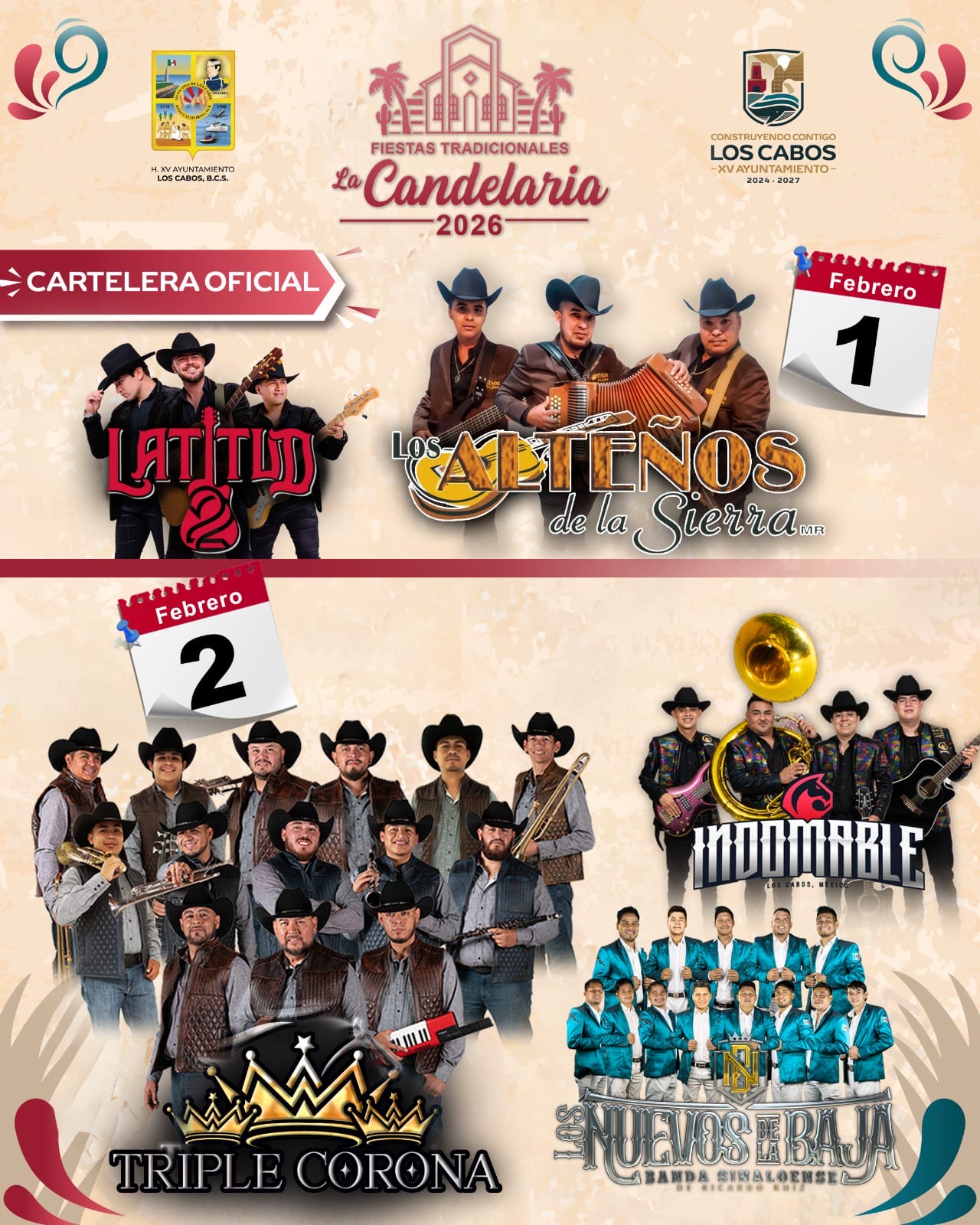 Invitan a participar en las Fiestas Tradicionales La Candelaria 2026