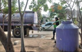 Servicios Públicos de La Paz reutiliza más de 200 mil litros de agua tratada con la Pipa Púrpura