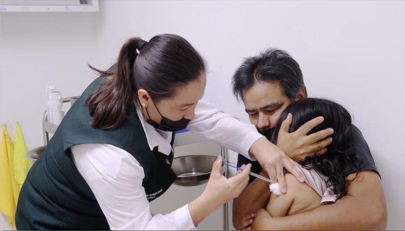 BCS mantiene campaña permanente de vacunación contra el sarampión