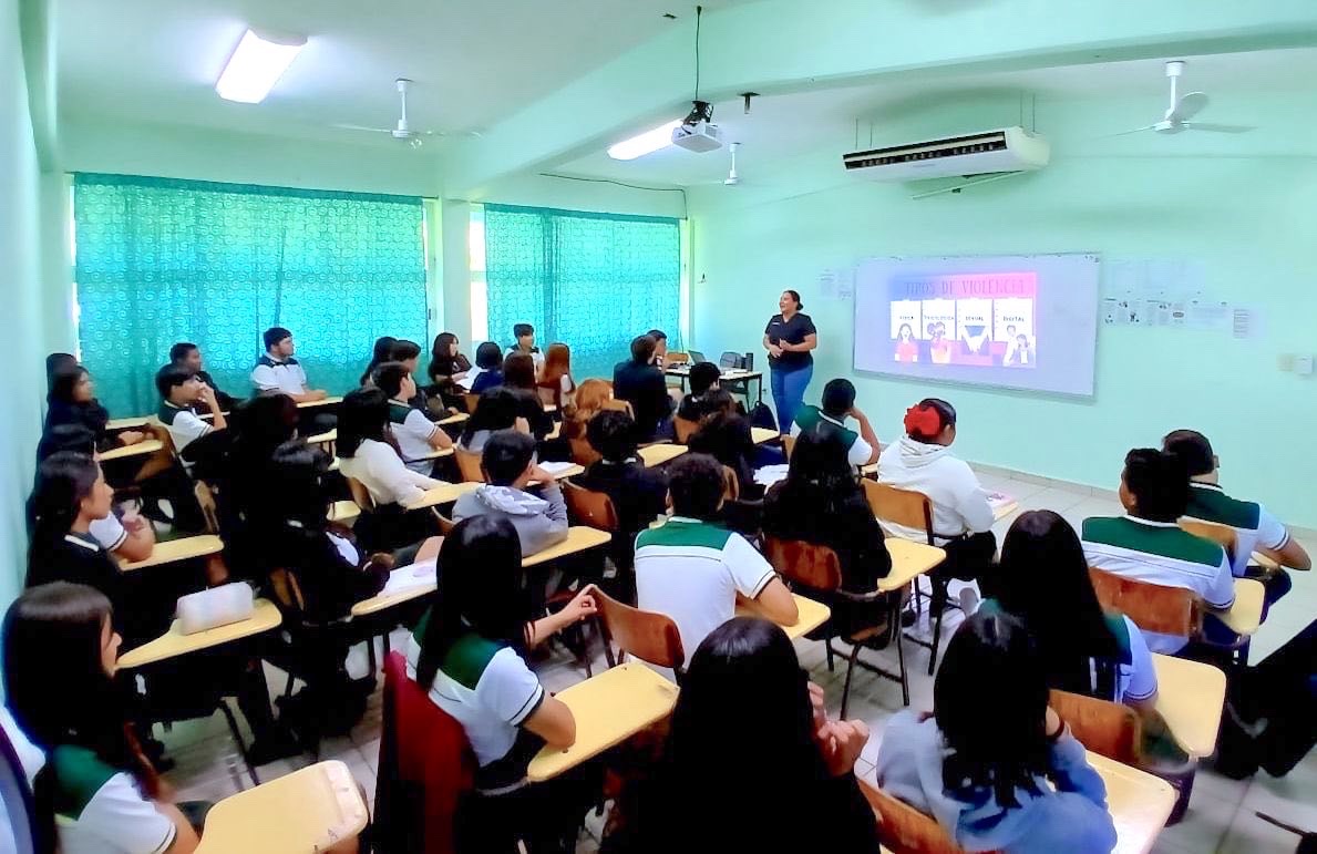 Programa CAJUVE lleva capacitación preventiva a estudiantes del CONALEP 282 en San José del Cabo