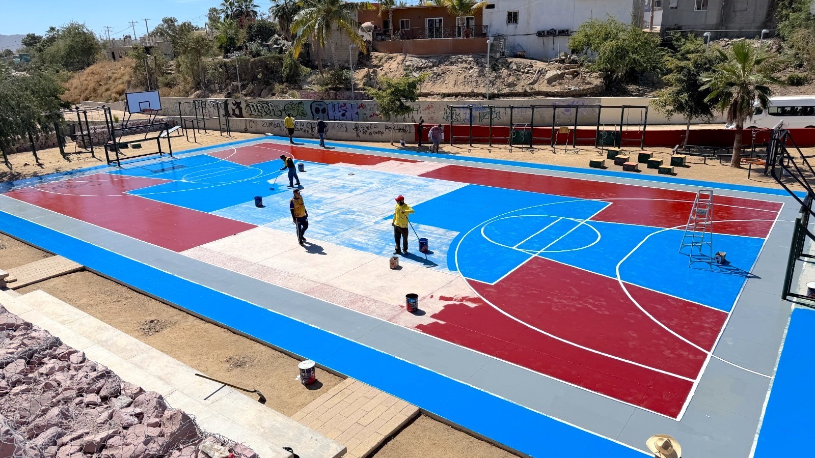 Rehabilita Ayuntamiento de Los Cabos el parque “Tierra y Libertad” a través del INDEM