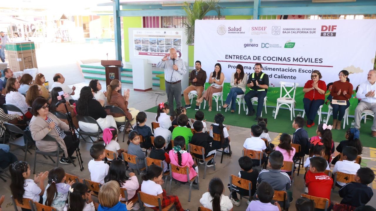 Gobierno BCS y SEDIF inauguran desayunadores en Cabo San Lucas; más de mil niños tendrán alimentación nutritiva