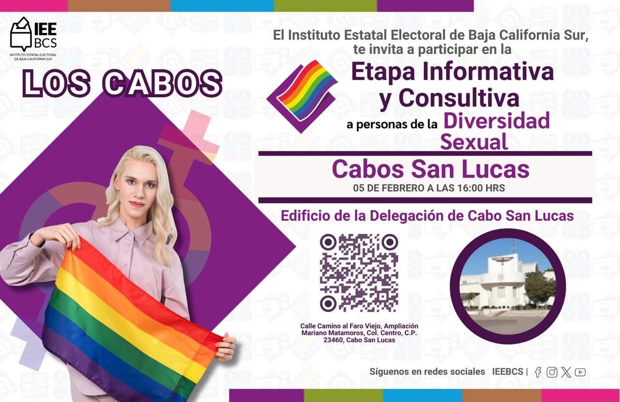 Convocan a la comunidad de la diversidad sexual a participar en foros estatales en Los Cabos
