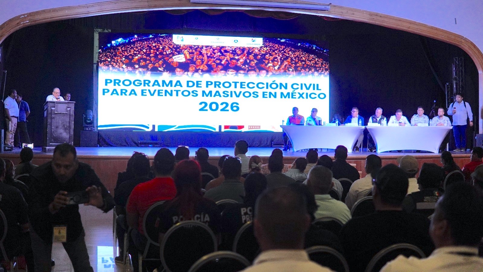 Ponen en marcha el XV Ayuntamiento de Los Cabos el programa “Protección Civil para Eventos Masivos en México”