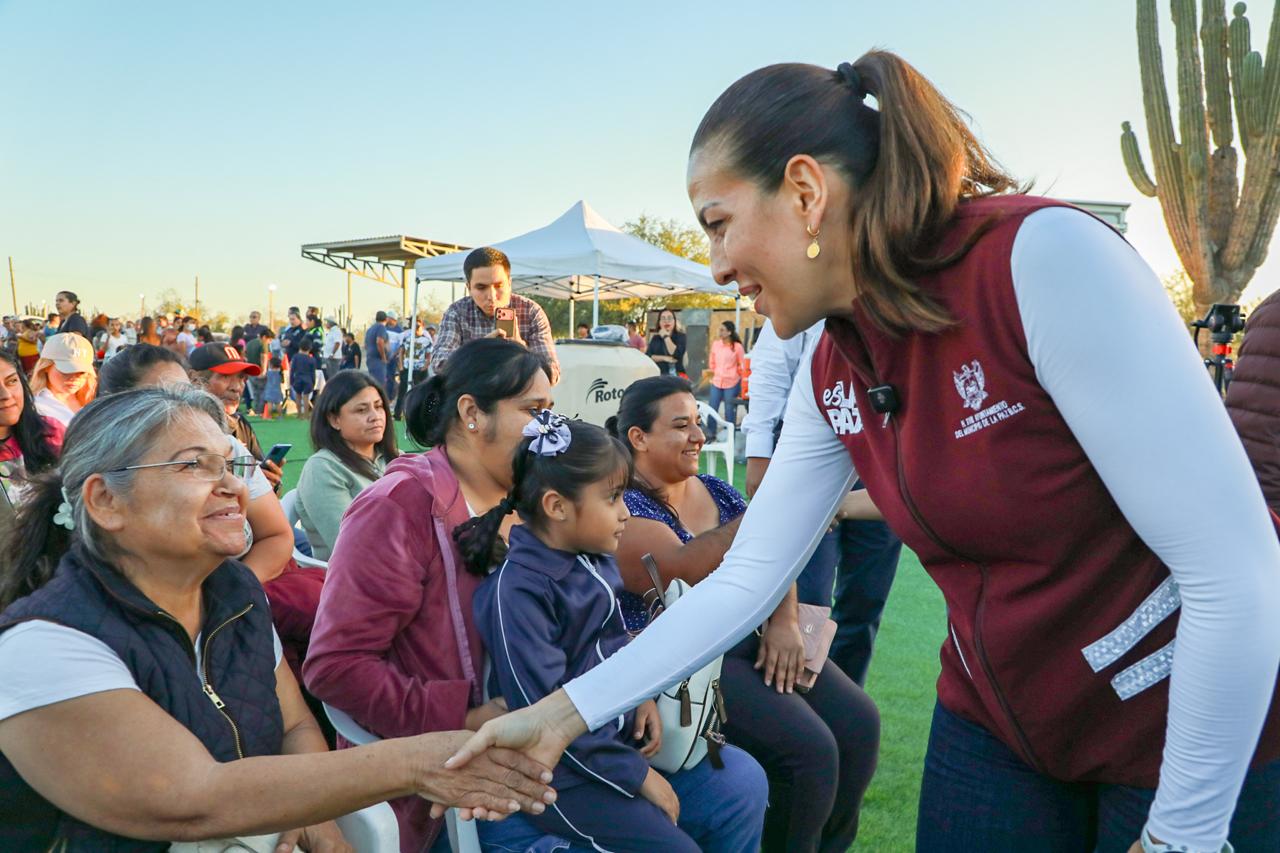 Milena Quiroga atiende años de rezago en La Pitahaya con obras de transformación en vialidades, drenaje y un parque