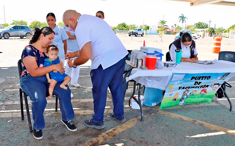 Realizará Salud estatal jornada dominical de vacunación contra sarampión en Los Cabos