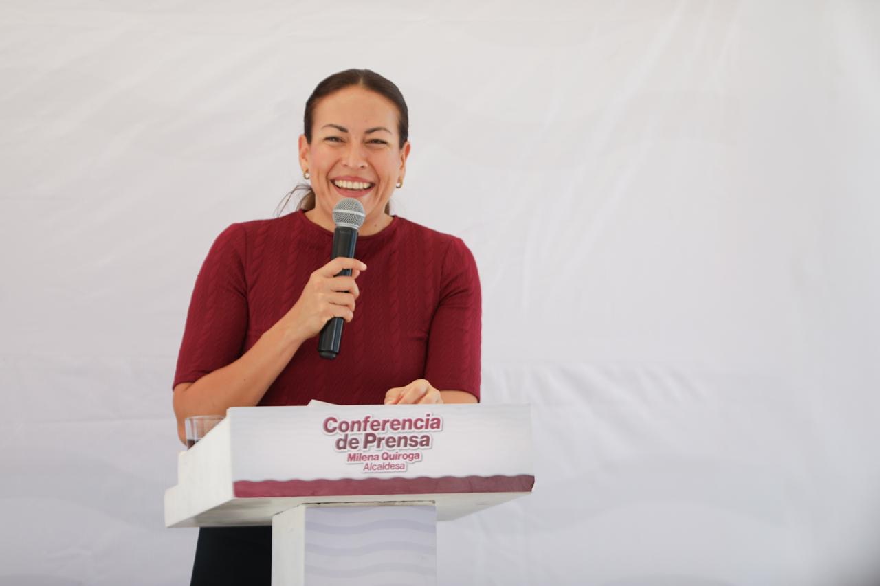 Con diálogo, respeto y soluciones, reafirma Milena Quiroga respaldo a comerciantes y orden en la vía pública