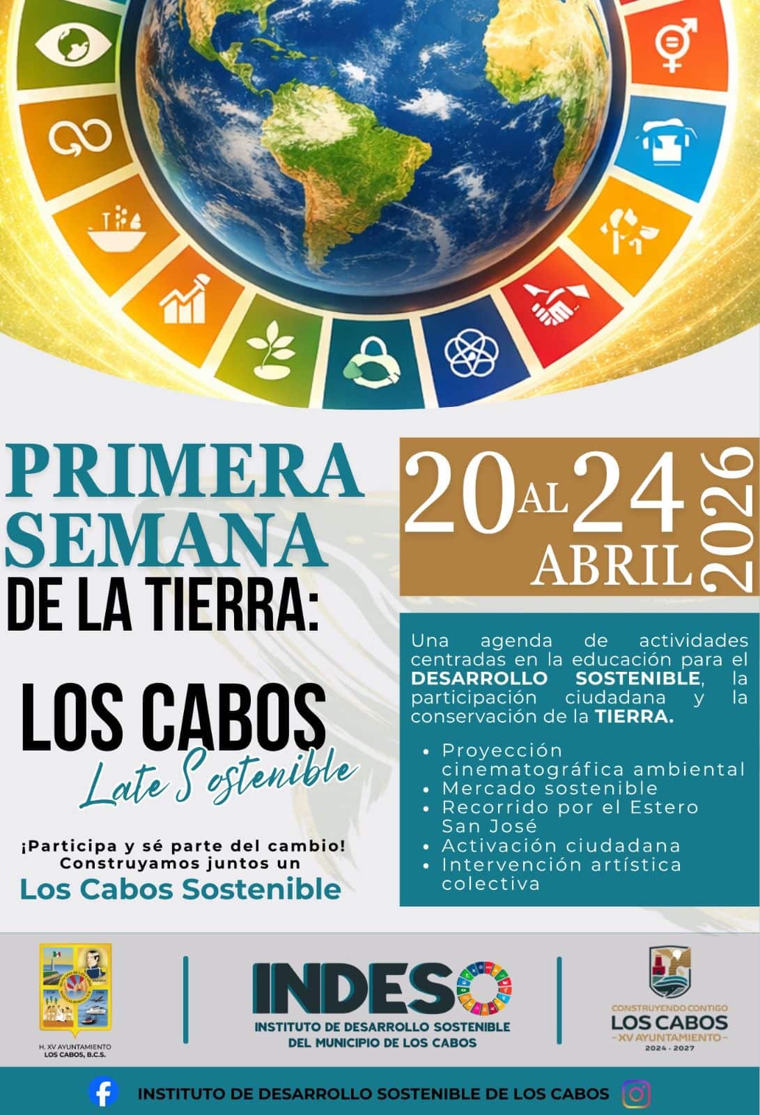 Invitan a participar en la Primera Semana de la Tierra en Los Cabos