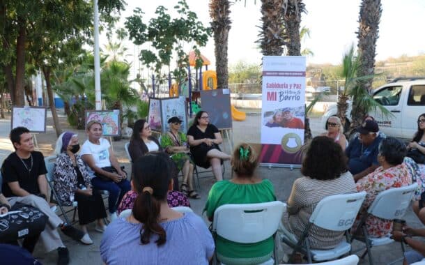 Promueve Consejo de Paz y Justicia Cívica diálogo con personas adultas mayores en El Esterito