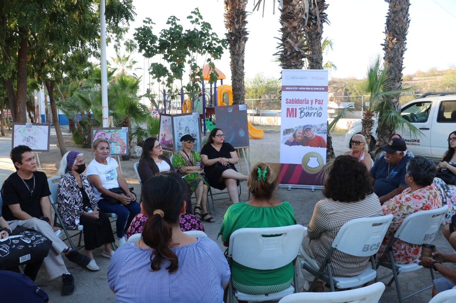 Promueve Consejo de Paz y Justicia Cívica diálogo con personas adultas mayores en El Esterito