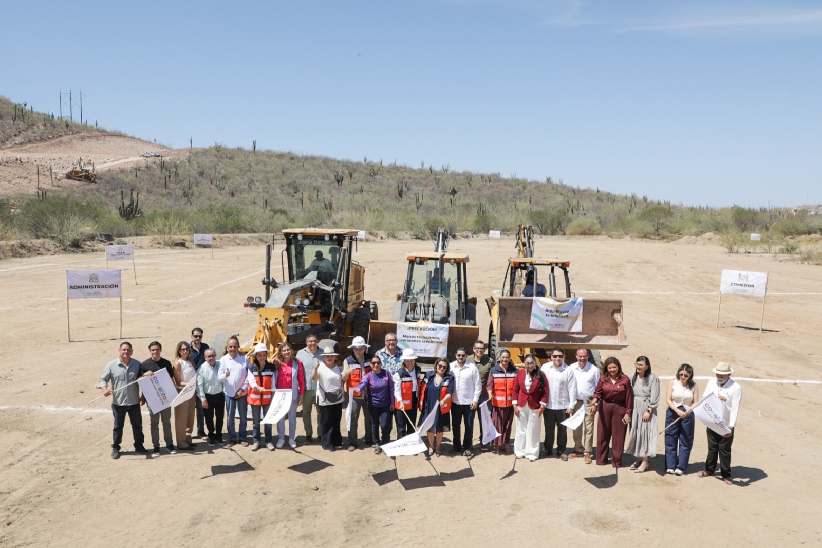 Milena Quiroga arranca obra histórica con la Casa Cuna en La Paz: un hogar para cuidar y proteger a la niñez