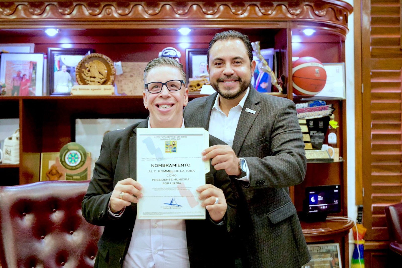 Un rayo de sol, transformando tu sueño en realidad: Rommel de la Toba asume como presidente municipal por un día