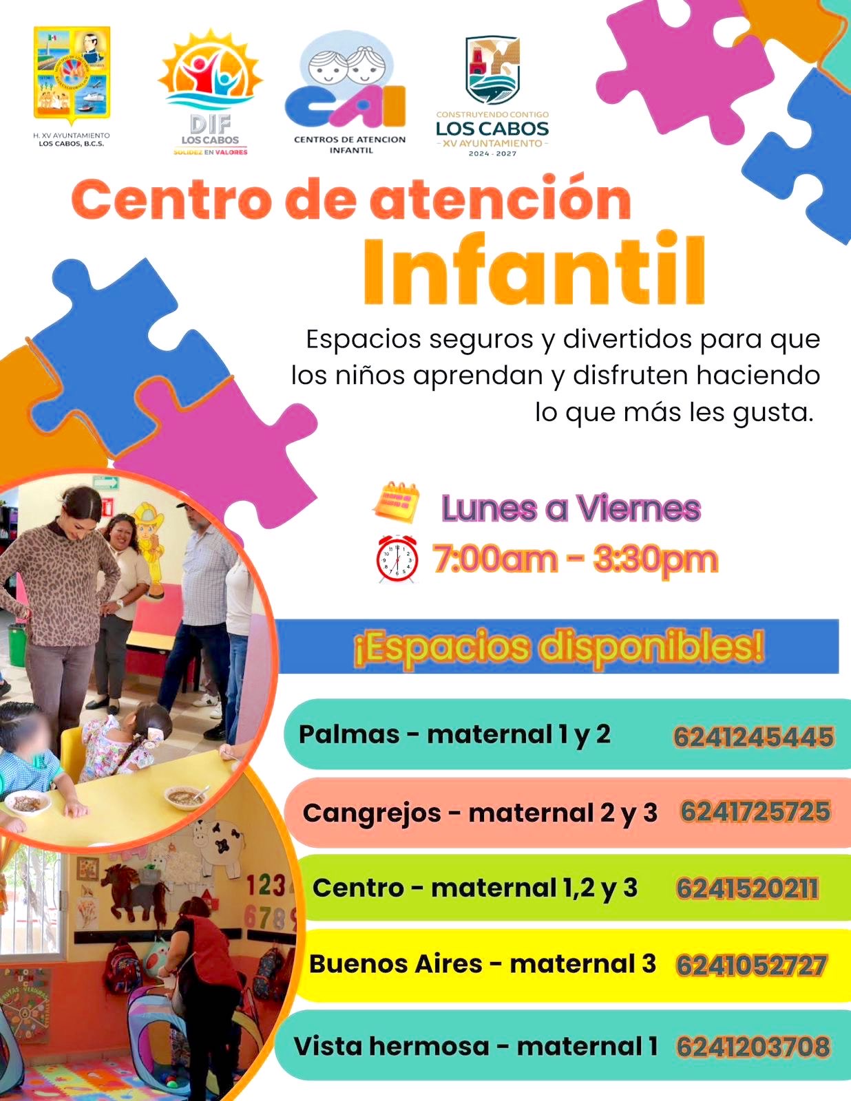 Invita DIF Los Cabos a participar en convocatoria para inscripciones en Centros de Atención Infantil