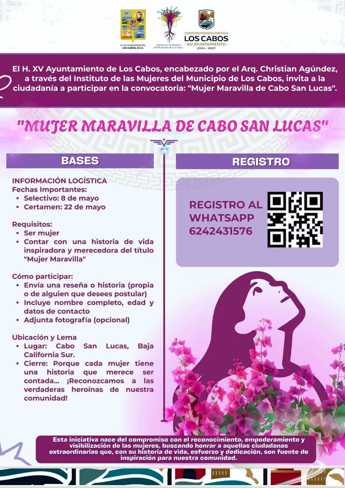 Lanzan convocatoria para el certamen “Mujer Maravilla de Cabo San Lucas”