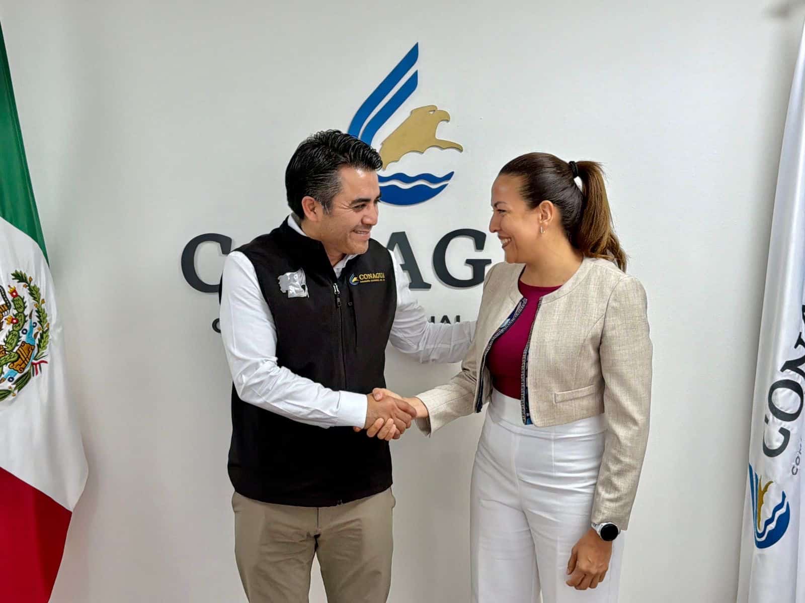 Milena Quiroga respalda acciones de CONAGUA para garantizar agua en BCS y en todo el país