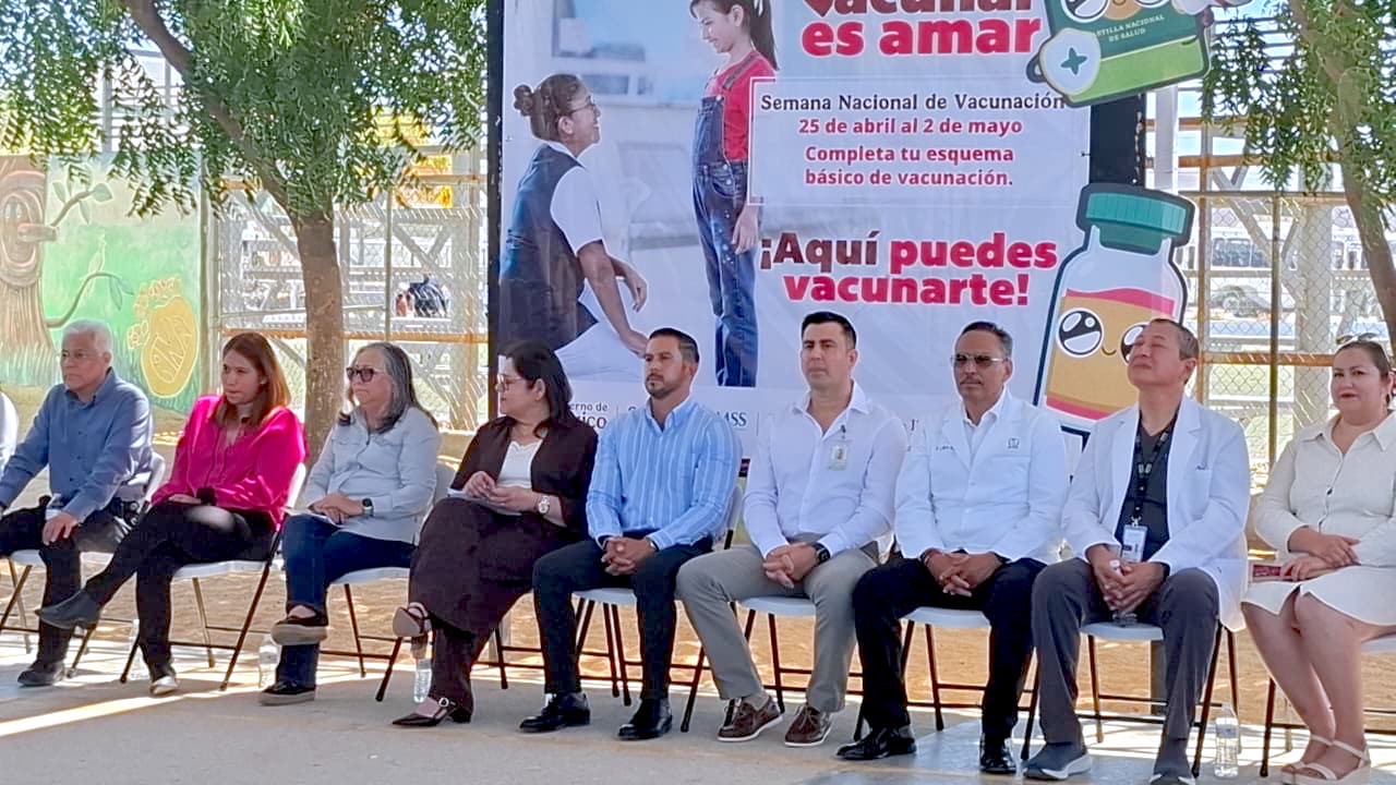 Inicia en Los Cabos la Semana Nacional de Vacunación con llamado a la prevención y cuidado de la salud pública