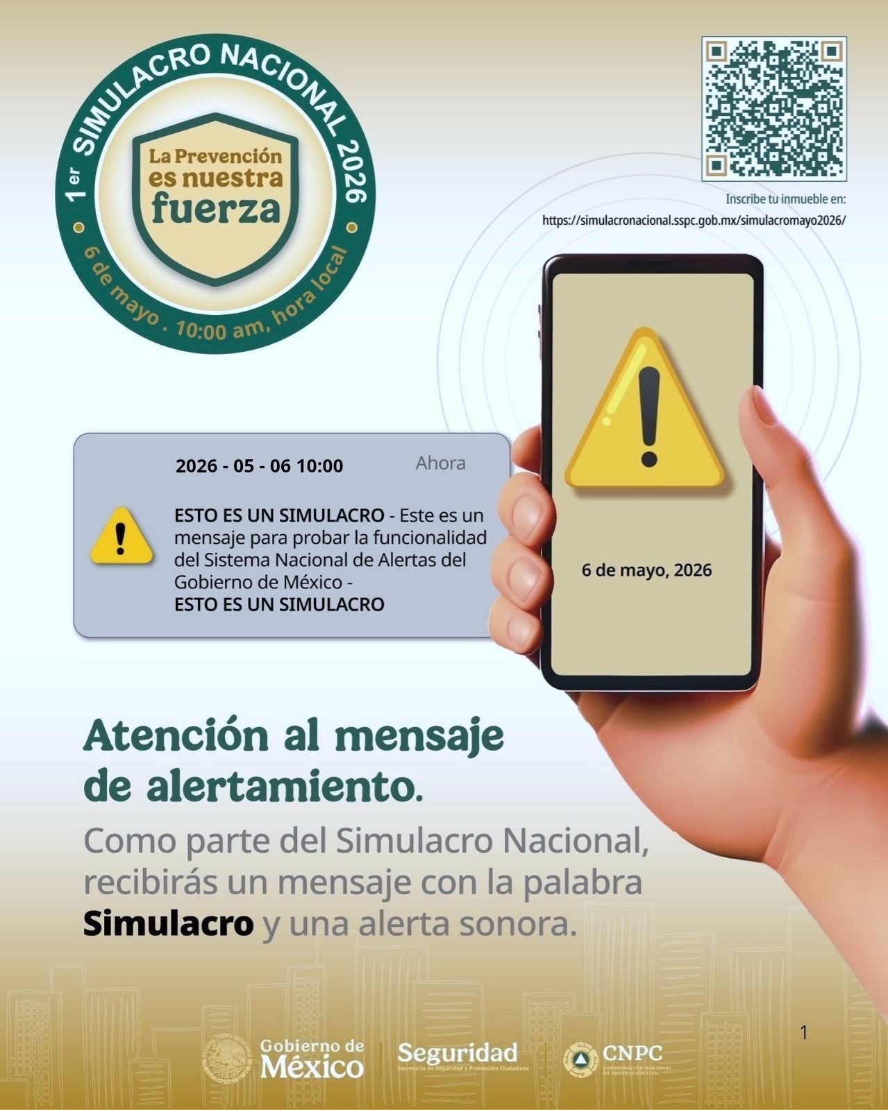 Convoca Protección Civil de Los Cabos al Simulacro Nacional 2026 con hipótesis de sismo y tsunami
