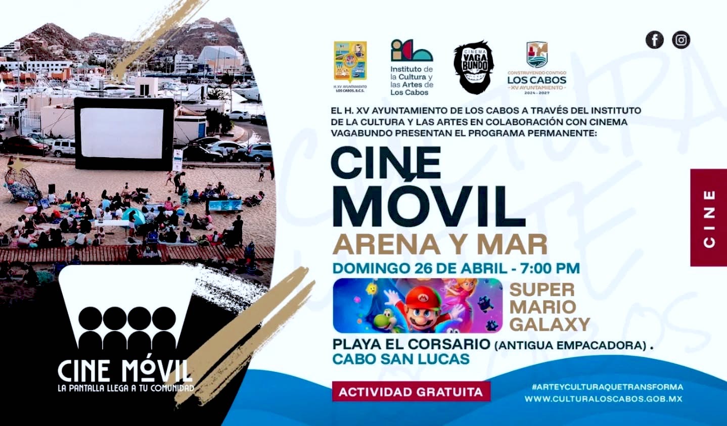 Invitan a función gratuita de cine en Playa El Corsario este 26 de abril