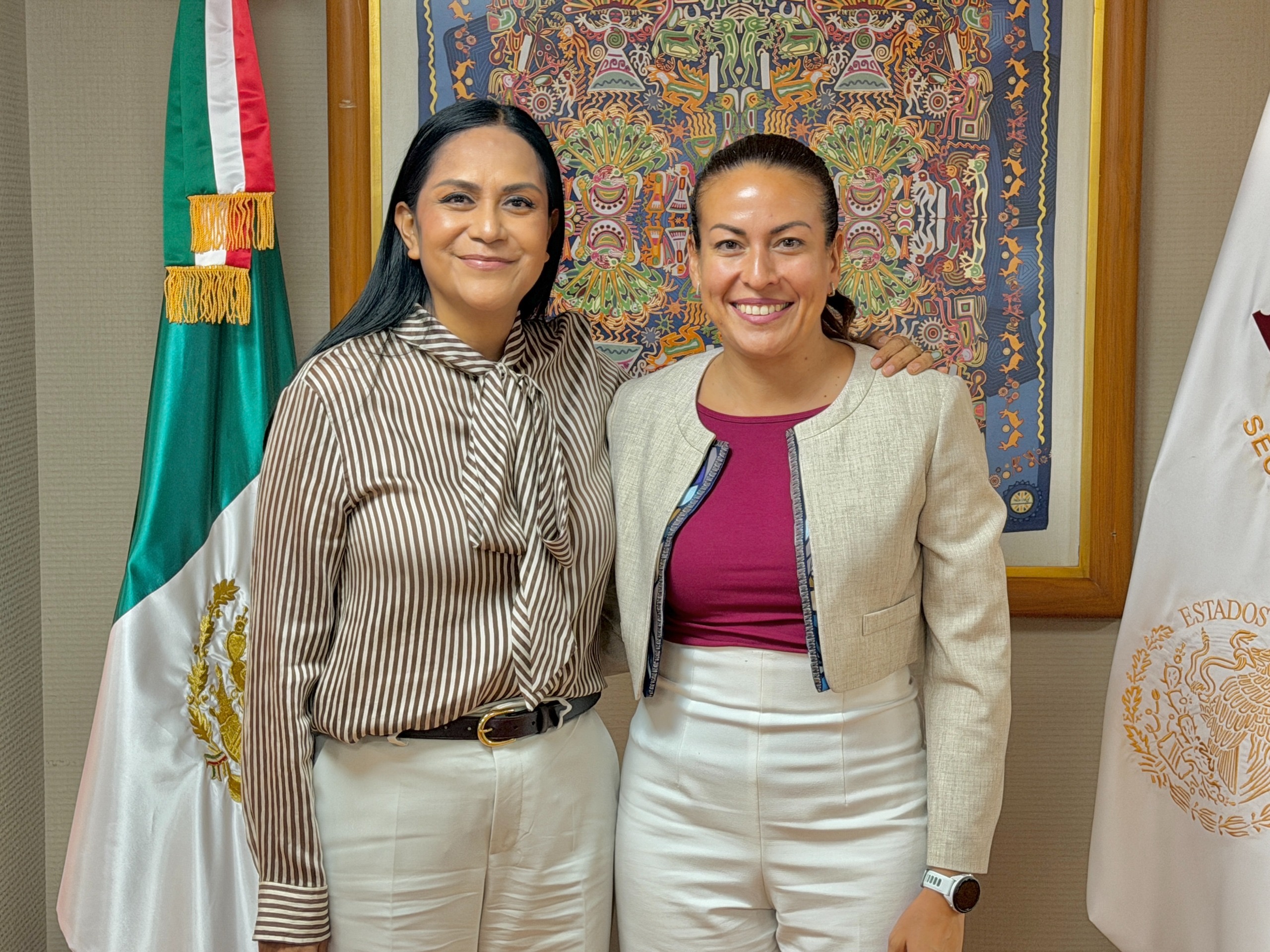 Destaca Milena Quiroga respaldo de programas federales en La Paz