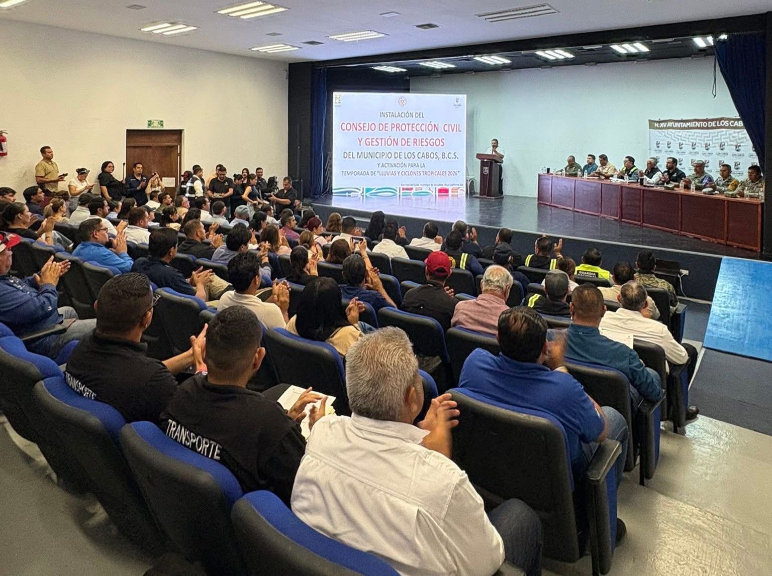 Instalan en Los Cabos Consejo de Protección Civil por temporada de ciclones
