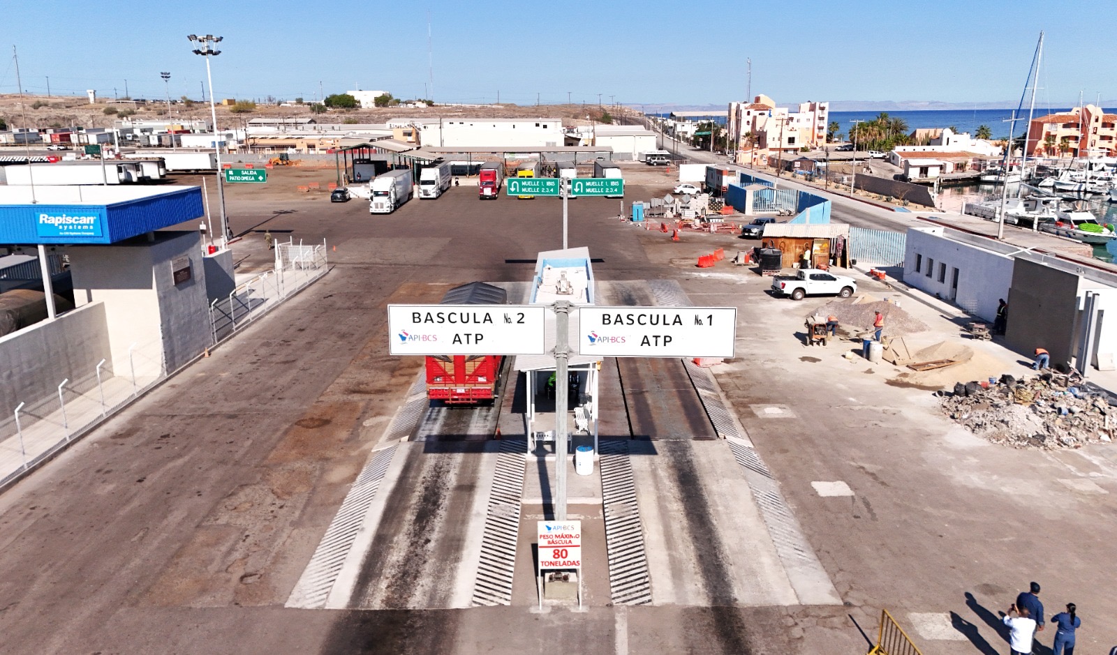 API-BCS inicia cuarta etapa de modernización del Puerto de Pichilingue; tercera fase registra 95% de avance