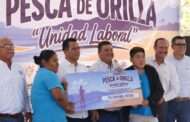 Entrega XVII Legislatura fondos recaudados de torneo de pesca