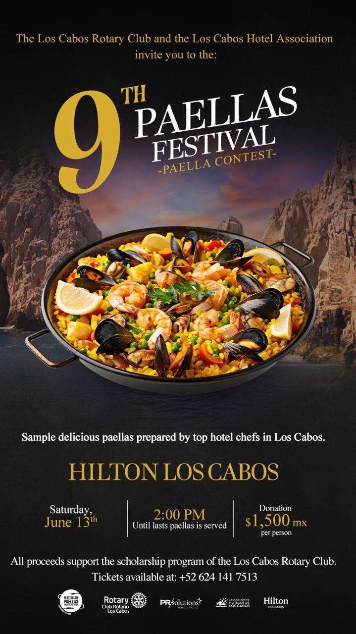 Respalda Ayuntamiento de Los Cabos novena edición del Festival de Paellas