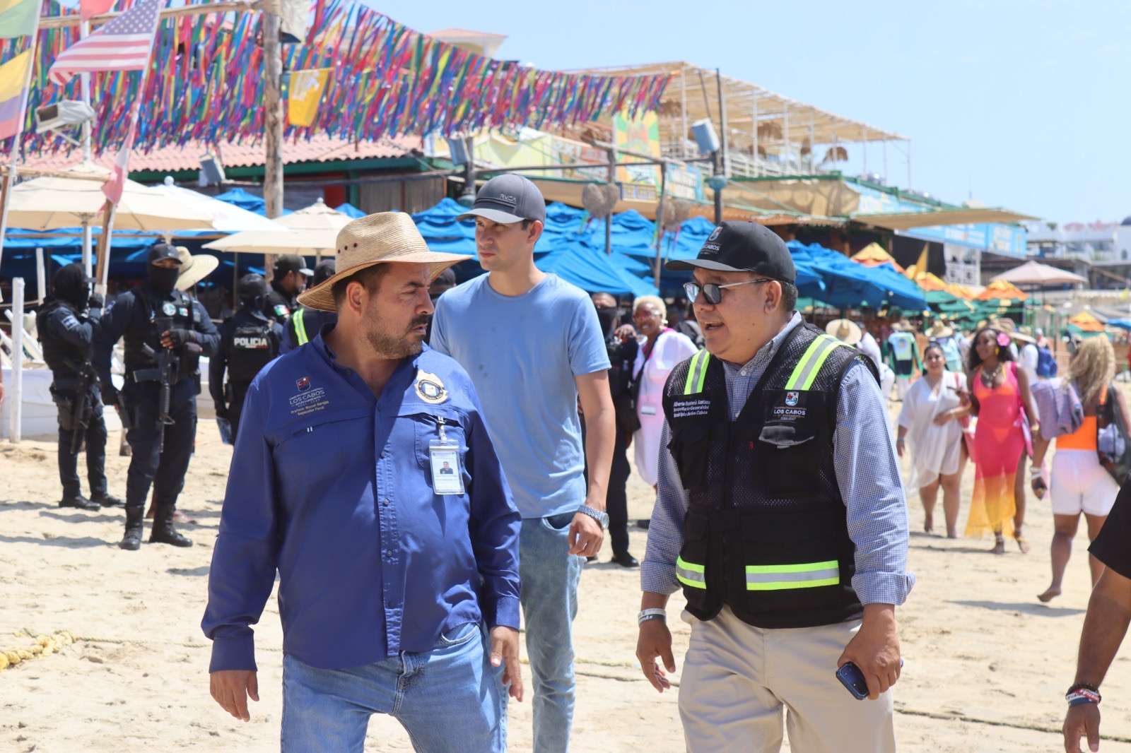 Refuerzan vigilancia con operativos conjuntos en playa El Médano y Marina de Cabo San Lucas